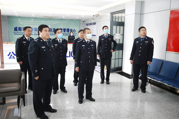 公安厅曾岚赴咸阳检查调研十九届五中全会安保维稳和教育整顿工作