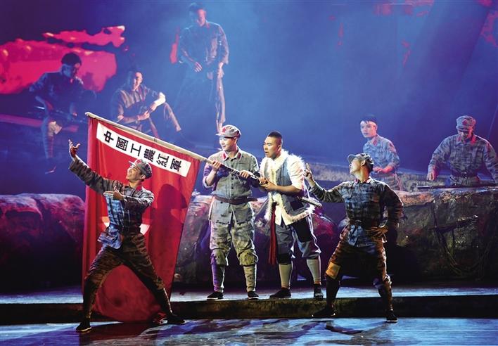 新闻 图片新闻6月6日,大型红色主题演出《延安 延安》2020年首演活动